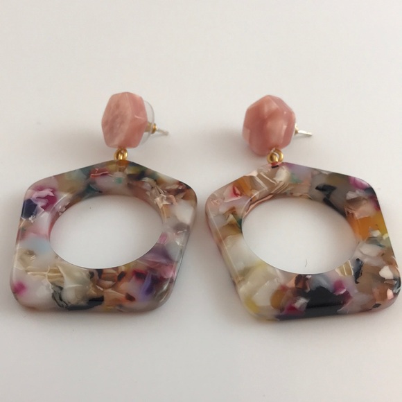 Madewell Jewelry - Madewell Acetate Geometric Drop Earrings